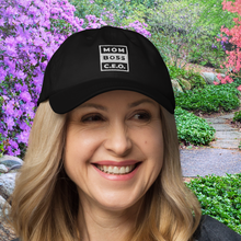 Load image into Gallery viewer, Mom Boss CEO Embroidered Dad Hat
