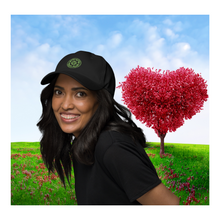 Load image into Gallery viewer, Anahata Heart Chakra Embroidered Baseball Caps, Hats For Men, Sun Hats For Women, Yoga Gifts