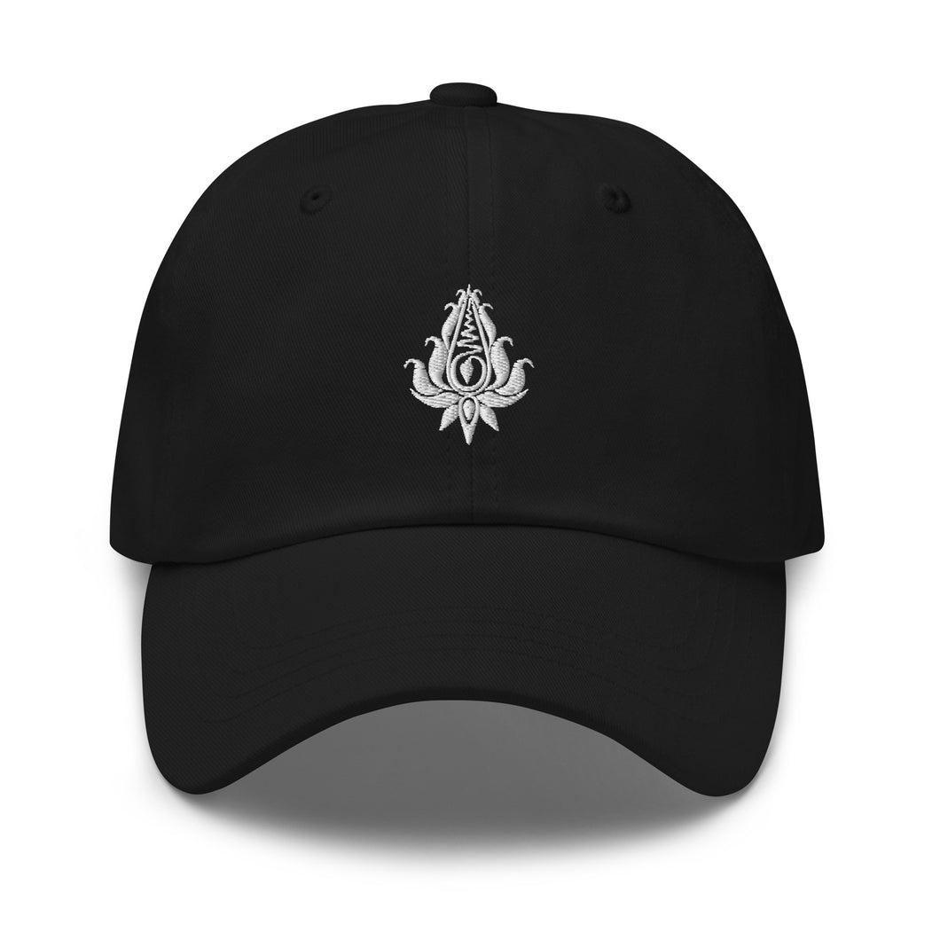 Unalome Lotus Embroidered Dad Hat