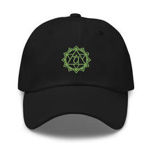 Load image into Gallery viewer, Anahata Energy Heart Chakra Embroidered Baseball Caps, Hats For Men, Sun Hats For Women, Yoga Gifts