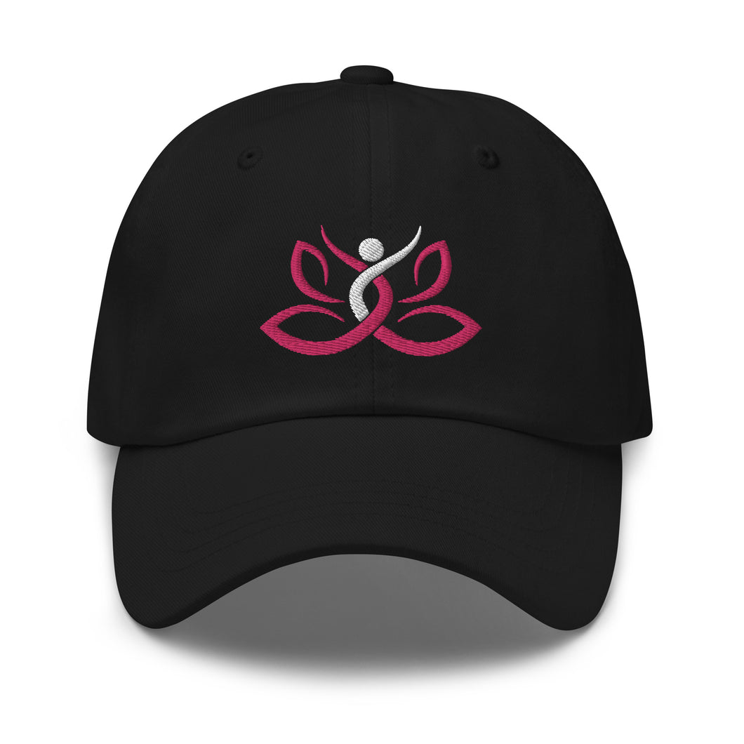 Namaste Lotus Embroidered Dad Hat