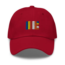Load image into Gallery viewer, Buddhist Flag Embroidered Baseball Caps, Hats For Men, Sun Hats For Women, Buddha Gifts, Yoga Gifts