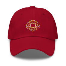 Load image into Gallery viewer, Lotus Mandala Embroidered Baseball Caps, Hats For Men, Sun Hats For Women, Yoga Gifts