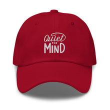 Load image into Gallery viewer, Quiet The Mind Embroidered Relaxed Fit Baseball Cap, Buddha Gifts, Hats for Men, Sun Hats for Women