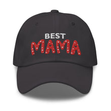 Load image into Gallery viewer, Best Mama Embroidered Baseball Caps, Hats For Men, Sun Hats For Women, Mother's Day Gifts