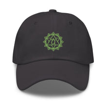 Load image into Gallery viewer, Anahata Energy Heart Chakra Embroidered Baseball Caps, Hats For Men, Sun Hats For Women, Yoga Gifts