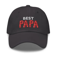 Load image into Gallery viewer, Best Papa Embroidered Baseball Caps, Hats For Men, Father's Day Gifts, Yoga Gifts, Buddha Gifts
