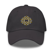 Load image into Gallery viewer, Lotus Mandala Embroidered Baseball Caps, Hats For Men, Sun Hats For Women, Yoga Gifts