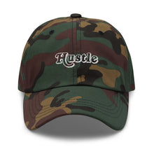 Load image into Gallery viewer, Hustle Embroidered Baseball Caps, Hats For Men, Sun Hats For Women, Motivational Gifts, Yoga Gifts