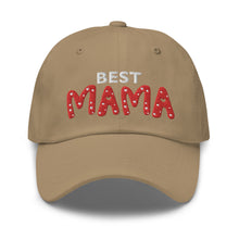 Load image into Gallery viewer, Best Mama Embroidered Baseball Caps, Hats For Men, Sun Hats For Women, Mother&#39;s Day Gifts
