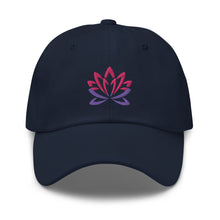 Load image into Gallery viewer, Unique Lotus Flower Embroidered Baseball Caps, Hats For Men, Sun Hats For Women, Yoga Hats