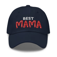 Load image into Gallery viewer, Best Mama Embroidered Baseball Caps, Hats For Men, Sun Hats For Women, Mother's Day Gifts