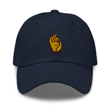 Load image into Gallery viewer, Dharmachakra Mudra Embroidered Baseball Caps, Hats For Men, Sun Hats For Women, Buddha Gifts
