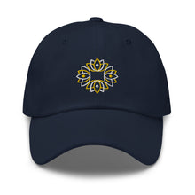Load image into Gallery viewer, Lotus Mandala Embroidered Baseball Caps, Hats For Men, Sun Hats For Women, Yoga Gifts