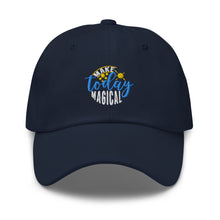Load image into Gallery viewer, Make Today Magical Embroidered Relaxed Fit Baseball Cap, Hats for Men, Sun Hats for Women, Motivational Gifts
