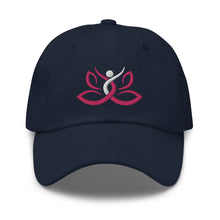Load image into Gallery viewer, Namaste Lotus Embroidered Dad Hat
