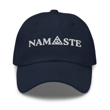 Load image into Gallery viewer, Namaste Third Eye Chakra Embroidered Relaxed Fit Baseball Cap, Hats for Men, Sun Hats for Women