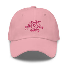 Load image into Gallery viewer, Best Mom Ever Embroidered Baseball Caps, Sun Hats For Women, Mother's Day Gifts, Yoga Gifts