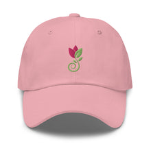 Load image into Gallery viewer, Cute Lotus Flower Embroidered Baseball Caps, Hats For Men, Sun Hats For Women, Yoga Gifts