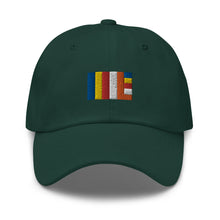 Load image into Gallery viewer, Buddhist Flag Embroidered Baseball Caps, Hats For Men, Sun Hats For Women, Buddha Gifts, Yoga Gifts