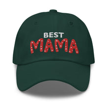 Load image into Gallery viewer, Best Mama Embroidered Baseball Caps, Hats For Men, Sun Hats For Women, Mother's Day Gifts