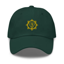Load image into Gallery viewer, Manipura Solar Plexus Chakra Embroidered Baseball Caps, Hats For Men, Sun Hats For Women, Yoga Gifts, Buddha Gifts