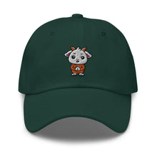 Load image into Gallery viewer, Praying Goat Embroidered Relaxed Fit Baseball Cap, Buddha Gifts, Hats for Men, Sun Hats for Women