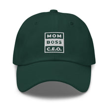 Load image into Gallery viewer, Mom Boss CEO Embroidered Baseball Caps, Hats For Men, Sun Hats For Women, Motivational Gifts