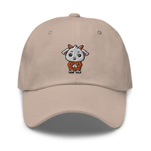 Load image into Gallery viewer, Praying Goat Embroidered Relaxed Fit Baseball Cap, Buddha Gifts, Hats for Men, Sun Hats for Women