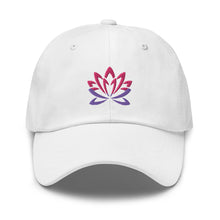 Load image into Gallery viewer, Unique Lotus Flower Embroidered Baseball Caps, Hats For Men, Sun Hats For Women, Yoga Hats