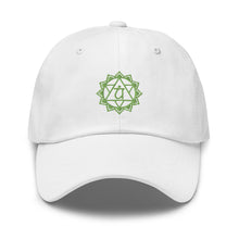 Load image into Gallery viewer, Anahata Energy Heart Chakra Embroidered Baseball Caps, Hats For Men, Sun Hats For Women, Yoga Gifts
