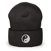 Load image into Gallery viewer, Yin Energy Yang Energy Embroidered Cuffed Beanie, Beanies Hats For Men, Beanie For Women

