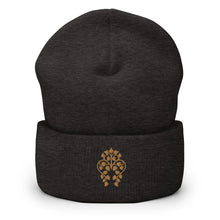 Load image into Gallery viewer, Bodhi Tree Buddha Embroidered Cuffed Beanie, Beanies Hats For Men, Beanie For Women
