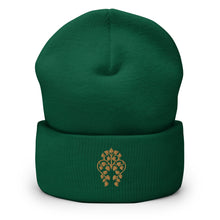 Load image into Gallery viewer, Bodhi Tree Buddha Embroidered Cuffed Beanie, Beanies Hats For Men, Beanie For Women
