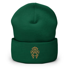Load image into Gallery viewer, Bodhi Tree Buddha Embroidered Cuffed Beanie, Beanies Hats For Men, Beanie For Women