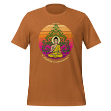 Load image into Gallery viewer, Nothing Is Permanent Buddha Retro Unisex T-Shirt, Crew Neck Short Sleeve Tee, Buddha Gifts
