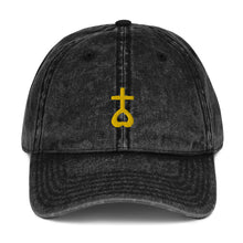 Load image into Gallery viewer, Thien Tam Embroidered Vintage Cotton Twill Cap
