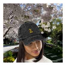 Load image into Gallery viewer, Thien Tam Embroidered Vintage Cotton Twill Cap, Thientamism, Thien Tam Dao, Hats For Men, Sun Hats For Women
