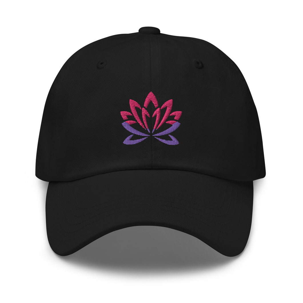 Unique Lotus Flower Embroidered Baseball Caps, Hats For Men, Sun Hats For Women, Yoga Hats
