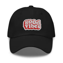 Load image into Gallery viewer, Good Vibes Embroidered Baseball Caps, Hats For Men, Sun Hats For Women, Motivational Gifts

