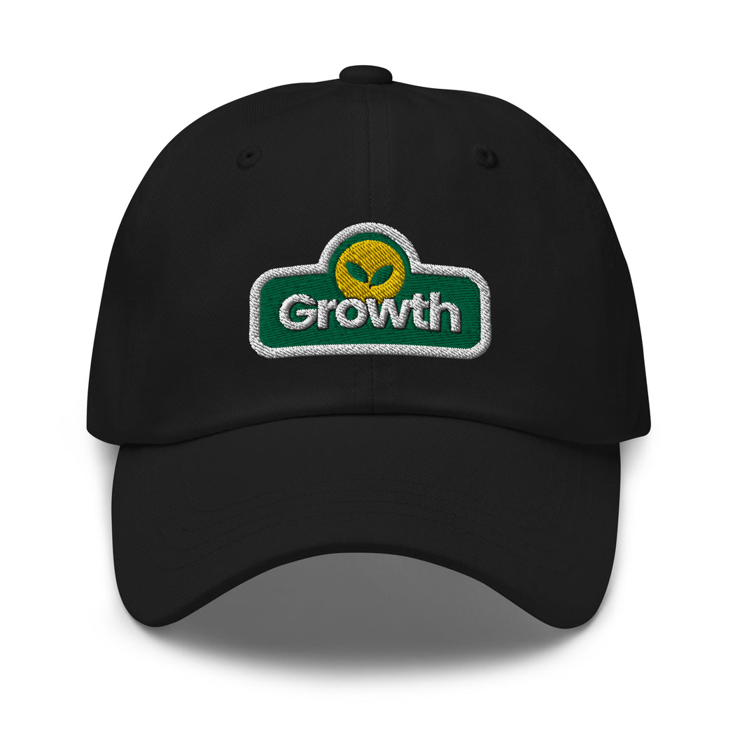 Growth Embroidered Baseball Caps, Hats For Men, Sun Hats For Women, Motivational Gifts, Plant Lovers Gifts
