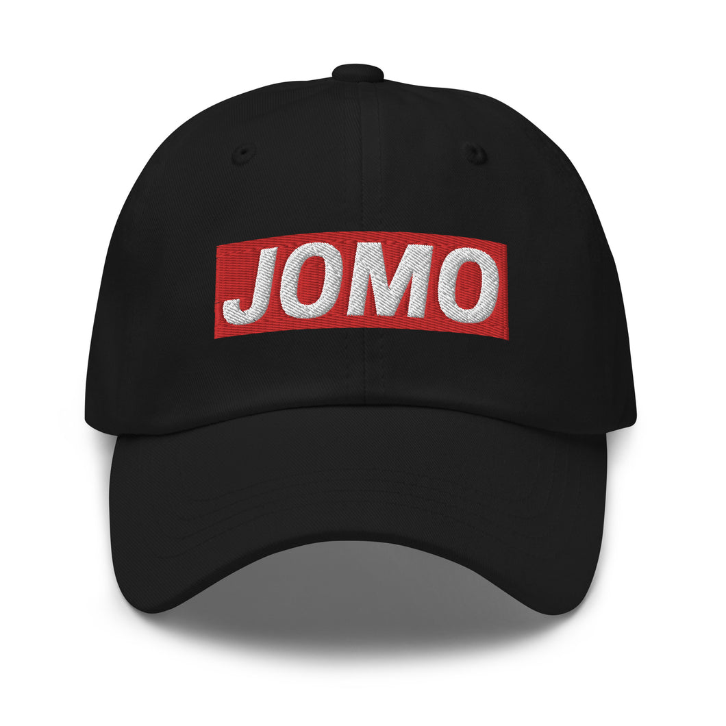 JOMO Joy Of Missing Out Embroidered Baseball Caps, Hats For Men, Sun Hats For Women, Motivational Gifts