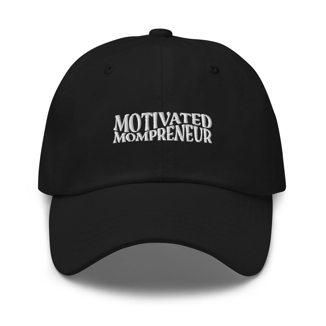 Motivated Mompreneur Embroidered Baseball Caps, Hats For Men, Sun Hats For Women, Motivational Gifts