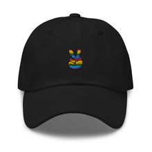 Load image into Gallery viewer, Multicolor Peace Sign Embroidered Dad Hat
