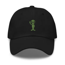 Load image into Gallery viewer, Peace Alien Embroidered Dad Hat
