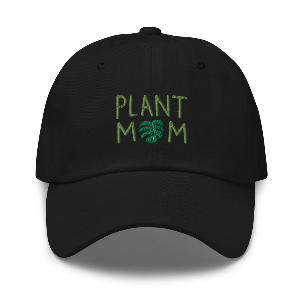 Plant Mom Embroidered Relaxed Fit Baseball Cap, Hats for Men, Sun Hats for Women, Plant Lover Gifts