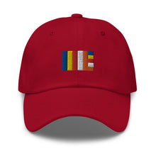 Load image into Gallery viewer, Buddhist Flag Embroidered Baseball Caps, Hats For Men, Sun Hats For Women, Buddha Gifts, Yoga Gifts
