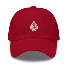 Load image into Gallery viewer, Unalome Lotus Embroidered Baseball Caps, Hats For Men, Sun Hats For Women, Yoga Gifts
