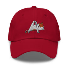 Load image into Gallery viewer, Yoga Cat Embroidered Baseball Caps, Hats For Men, Sun Hats For Women, Pet Lover Gifts, Yoga Gifts
