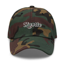Load image into Gallery viewer, Hustle Embroidered Baseball Caps, Hats For Men, Sun Hats For Women, Motivational Gifts, Yoga Gifts
